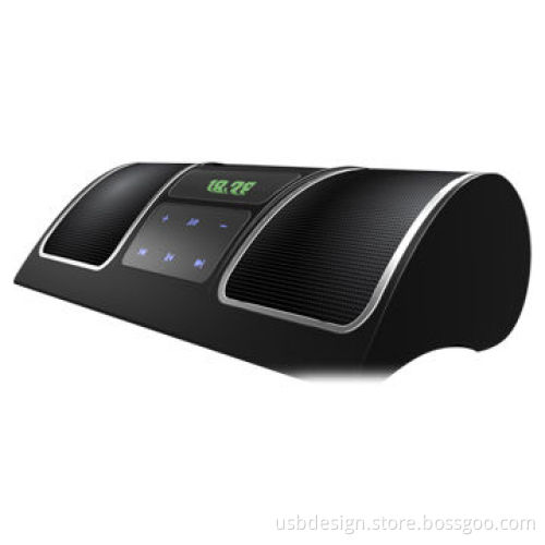 2014 latest dual channel Bluetooth touch screen speakers, supports handsfree calls